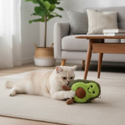 jouet pour chat peluche design avocat chat salon