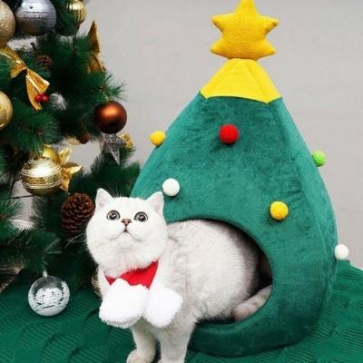 niche-à-chat-sapin-de-noel-refuge