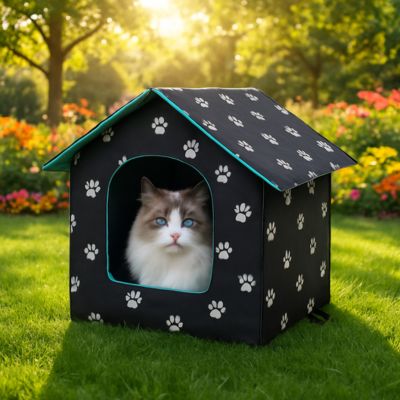 niche exterieur chat abri pliable jardin