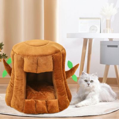 niche pour chat arbre chat blanc