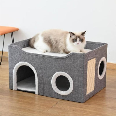 niche pour chat confort moderne avec chat apaise