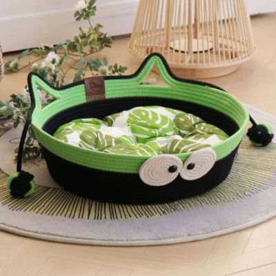 panier chat avec coussin sans chat