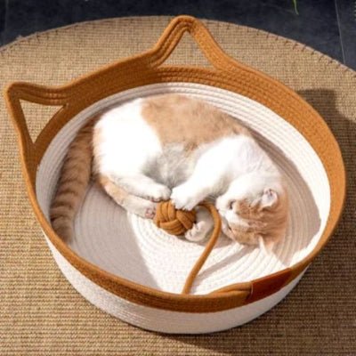 Panier chat osier | Design - Mon Adorable Félin