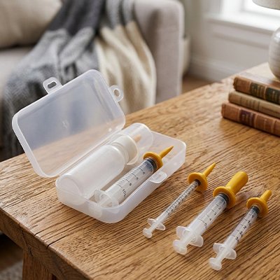 biberon chaton kit complet table