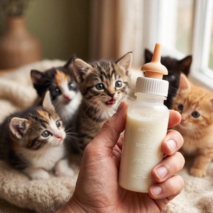 biberon chaton tetine ergonomique courte chatons