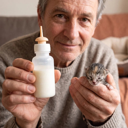 biberon chaton tetine ergonomique longue maitre