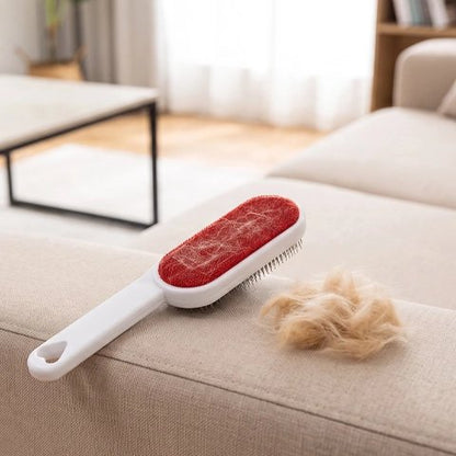brosse anti poil double face canape salon