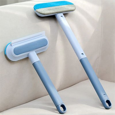 brosse anti poil long manche canape