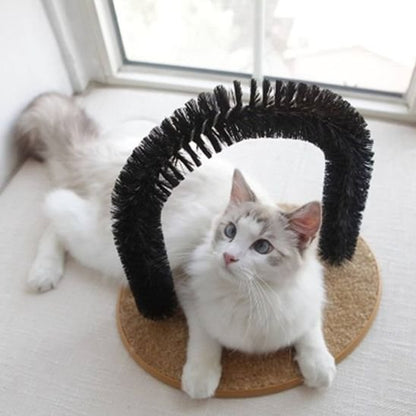brosse chat design arche chat blanc