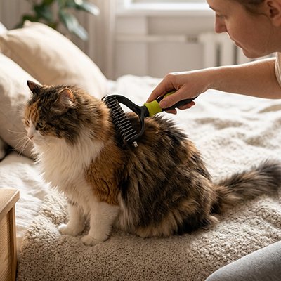 brosse pour chat lit chambre