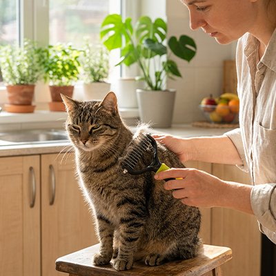 brosse pour chat maitresse cuisine
