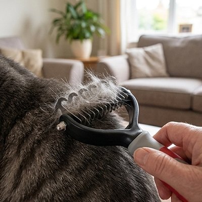 brosse pour chat taille m