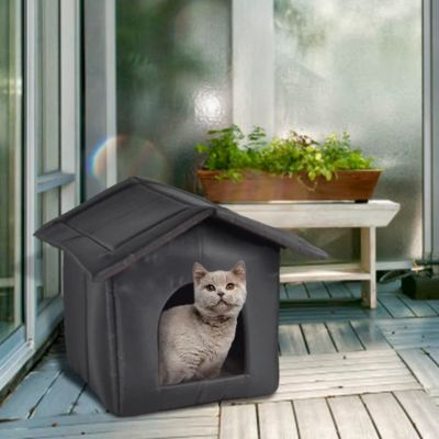cabane chat exterieur impermeable chat balcon