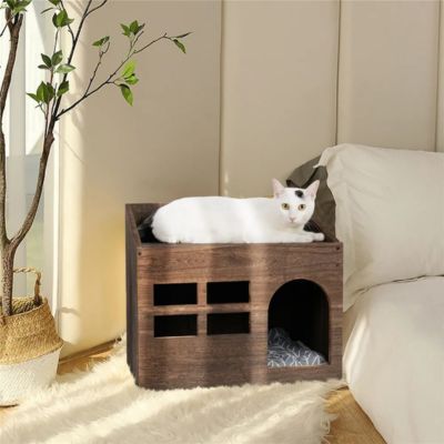 cabane pour chat anti stress design chambre