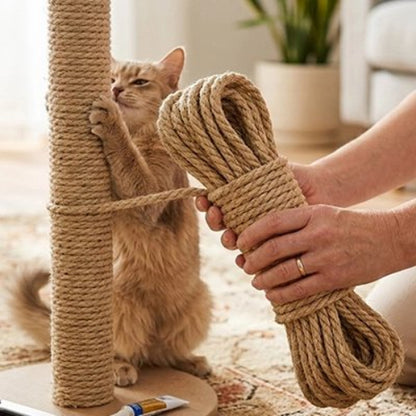 corde arbre a chat sisal naturel chaton griffant