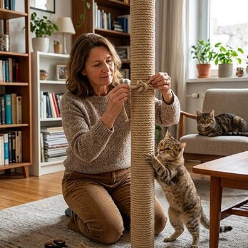 corde arbre a chat sisal naturel maitresse chats salon