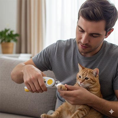 coupe griffe chat confortable maitre canape chat