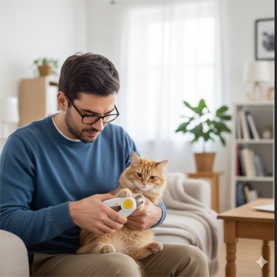 coupe griffe chat confortable maitre chat canape