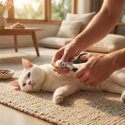 coupe griffe chat ergonomique chat allonge salon