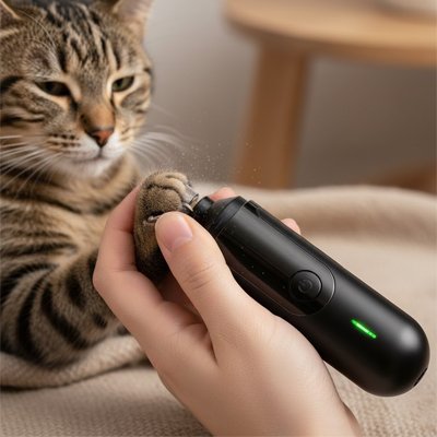 coupe griffe chat noir pratique patte chat