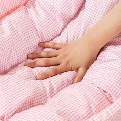 coussin chat panier princesse rose