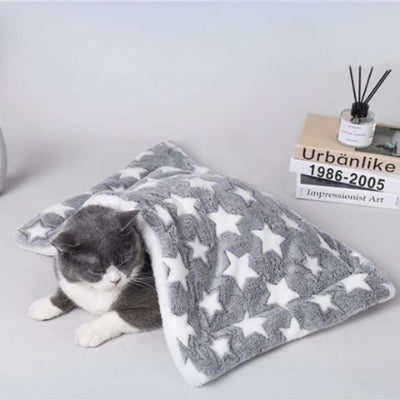 coussin-pour-chat-couverture-grise