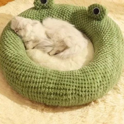 coussin-pour-chat-grenouille-moelleux