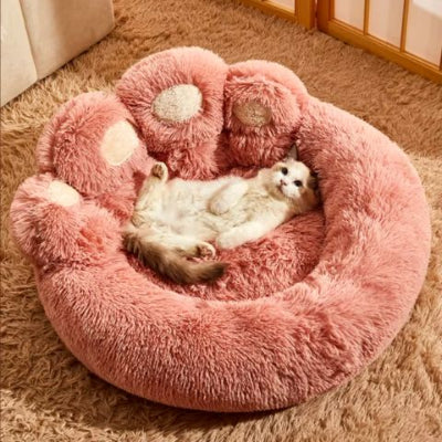coussin-pour-chat-griffes-ours-rose