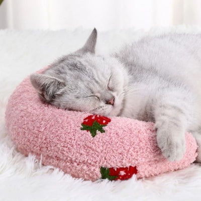 coussin-pour-chat-oreiller-rose