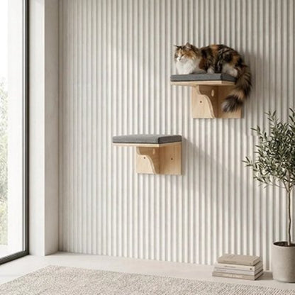 escalier pour chat etageres murales chat allonge