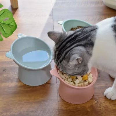 gamelle-chat-surélevée-anti-etouffement-confortable