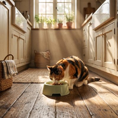gamelle pour chat vert design sureleve cuisine