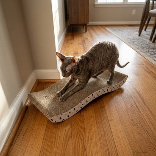 griffoir chat carton design vague chat griffant