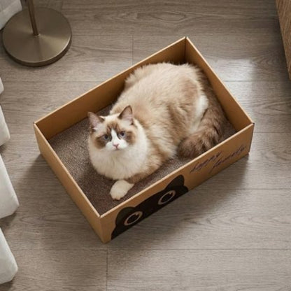 griffoir chat carton durable chat allonge
