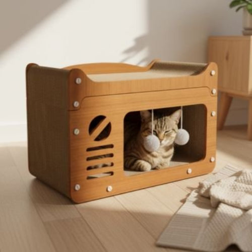 griffoir chat compact design tv chat dormant