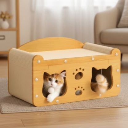 griffoir chat compact silhouette feline chat allonge