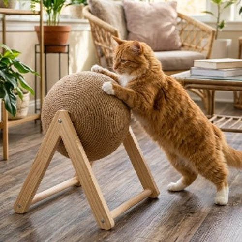 griffoir chat design en a chat griffant salon