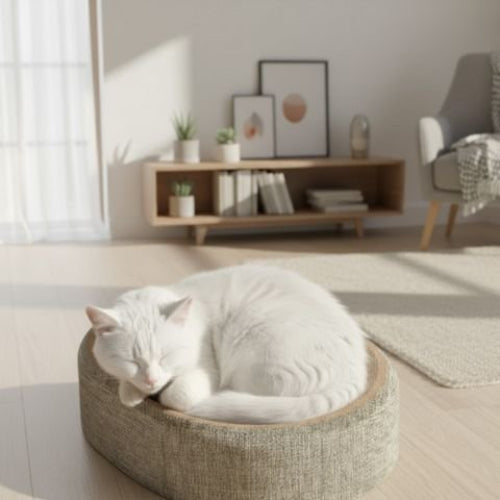 griffoir chat elegant chat dormant salon