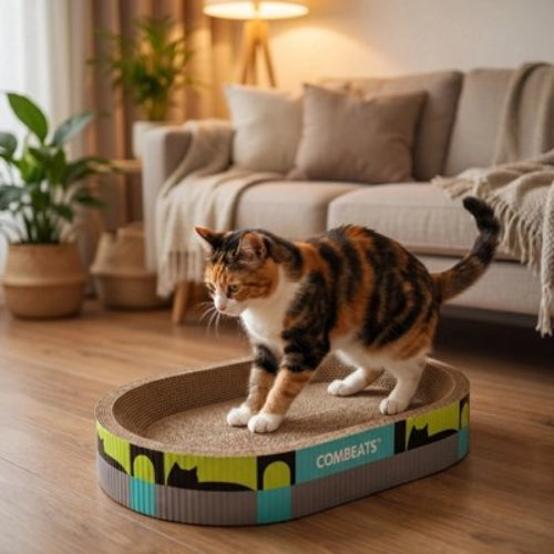 griffoir chat format ovale sureleve chat debout canape salon