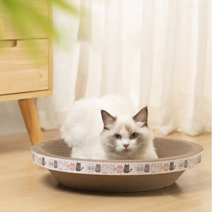 griffoir chat multifonction rond chat allonge