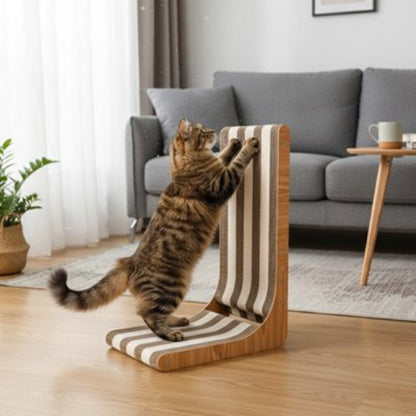 griffoir chat vertical chat debout salon