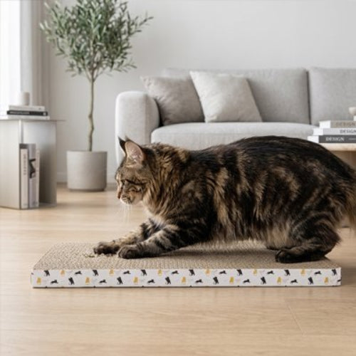 griffoir en carton pour chat planche chat griffant