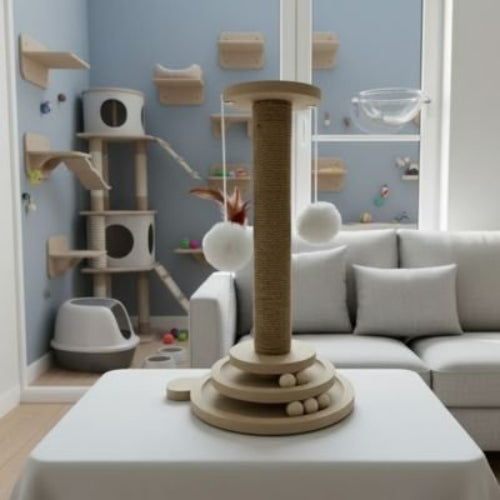 griffoir pour chat amusant salon table