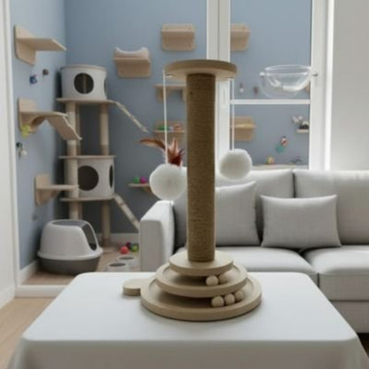 griffoir pour chat amusant salon table