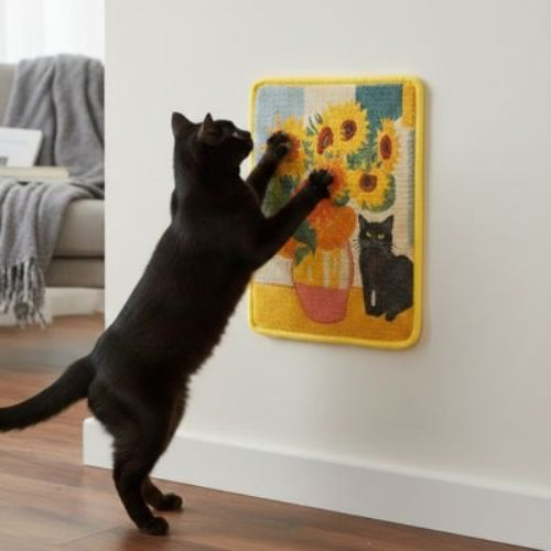 griffoir pour chat fixation murale chat debout