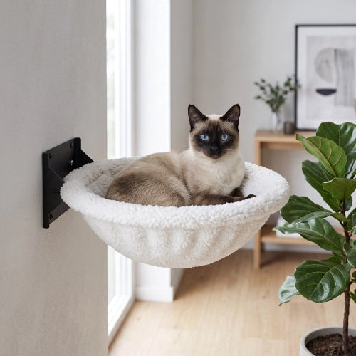 hamac chat pliable blanc chat allonge