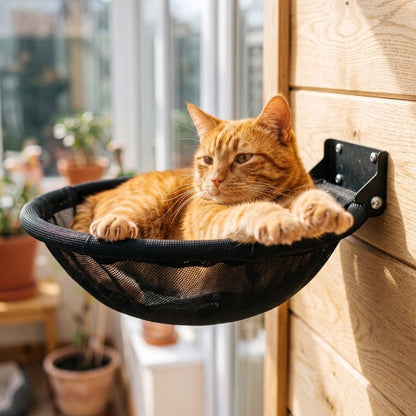 hamac chat pliable noir chat apaise