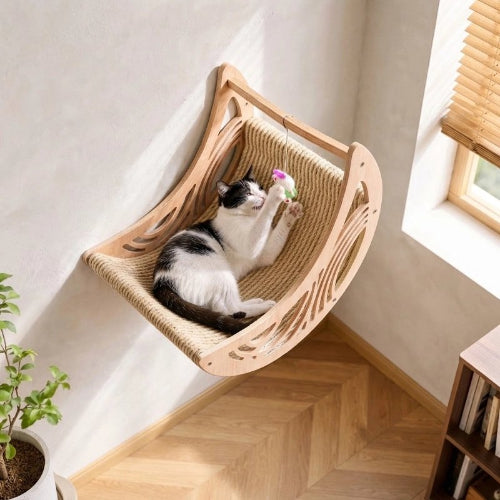 hamac pour chat confortable chat jouant