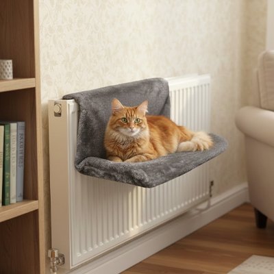 hamac pour chat fixation radiateur chat allonge