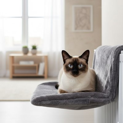 hamac pour chat fixation radiateur salon chat allonge
